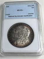 1889 ms65+ Morgan Dollar-$ 550 CPG