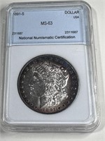 1891 s Better Date MS63 Morgan Dollar-$375 CPG