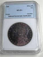 1886 MS65+ Morgan Dollar - $550 CPG