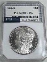 1880 S MS66 + ProofLike Morgan $1 - $1100 CPG