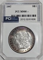 1887 MS 66 + Morgan Dollar - $750 CPG Median