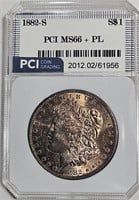 1882 s MS 66+ Prooflike Morgan Dollar-$1500 Median