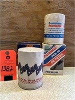 Vintage Purolator and Ace Oil Filter