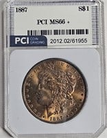 1887 MS66+ Morgan Dollar-$700 Median