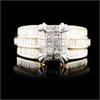 14K Gold 1.66ctw Diamond Ring