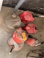 Gas Cans and Fire Extinguisher