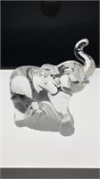 Lenox Crystal glass elephant trunk up
