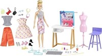Barbie Fashion Designer Doll (12-in/30.40-cm), & S