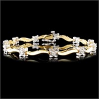 14K Gold 0.33ctw Diamond Bracelet