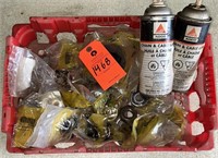 Assorted John Deere Parts and Agco Chain and Lube