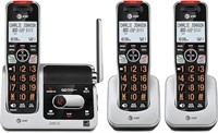 AT&T BL102-3 DECT 6.0 3-Handset Cordless Phone for