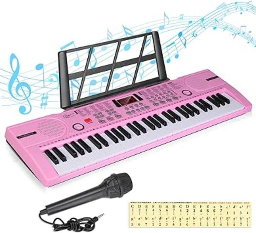Hricane Kids Piano Keyboard, 61 Keys Beginner Elec