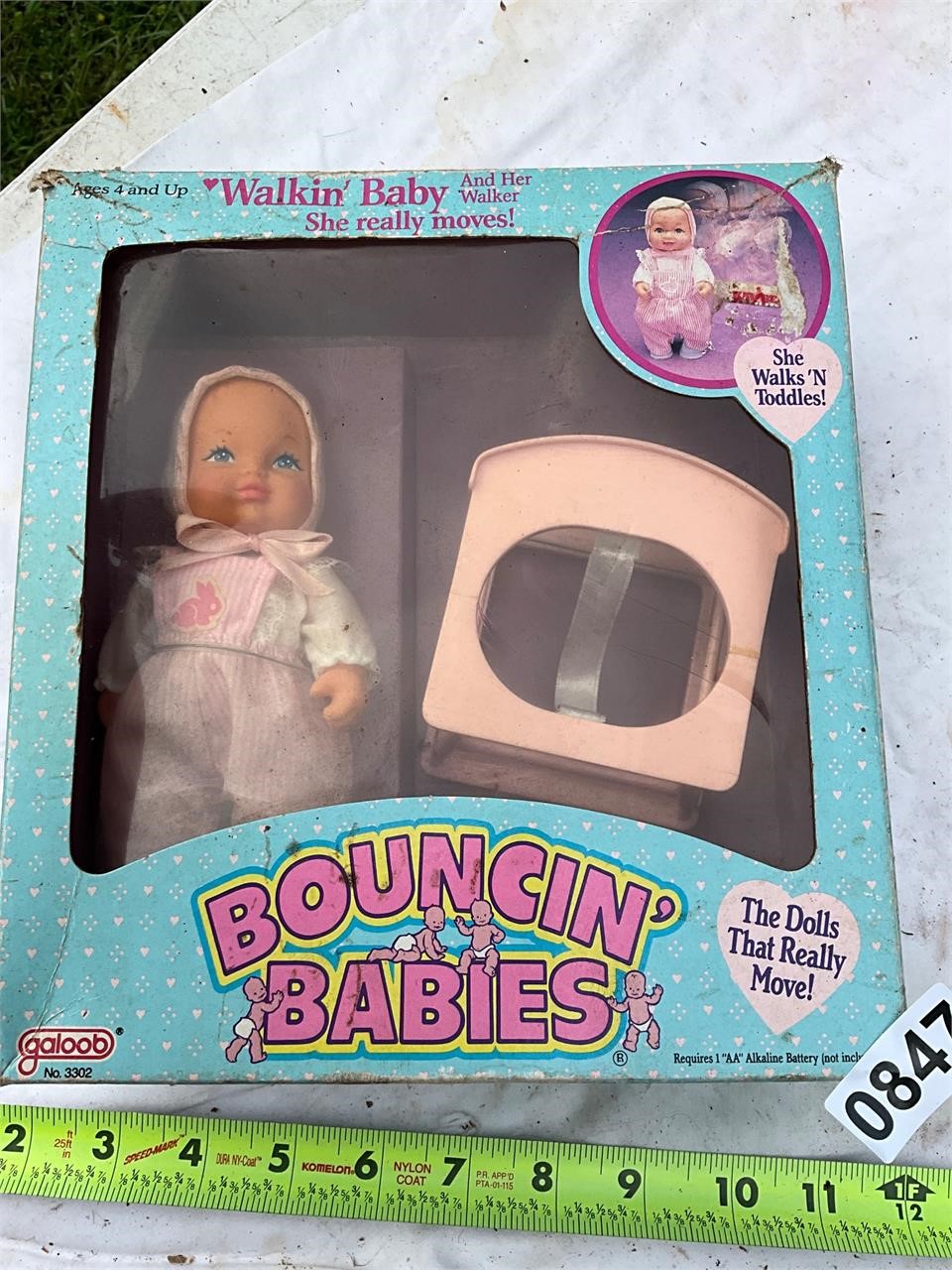 Galoob 1988 Bouincin Babies Doll- in box
