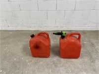 (2) Plastic Gas Cans