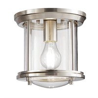 Hampton Bay Melrose Park 8 in. 1-Light Brushed