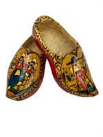 Hand Carved HandPainted Dutch Wooden Shoes