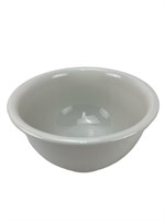 Heavy Large White Glass Bowl