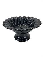 A Black Glazed Ceramic Trinket Bowl Nancy George