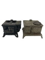 Pearl and Queen Miniature Cast Iron Stoves