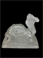 L.E.Smith Glass Camel Lying Down Shriners Emblem