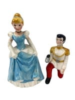 Disney Cinderella and Prince Charming Figurines