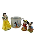 Lot of nice Disney trinkets/figurines and cup