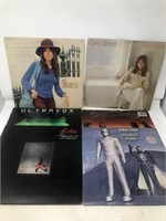 Vintage LP vinyl records Carly Simon Journey plus
