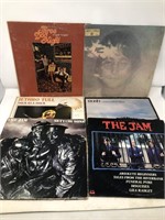 Vintage LP vinyl records The Jam rush Jethro plus
