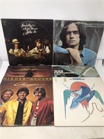 Vintage LP vinyl records Eagles Kenny Loggins plus