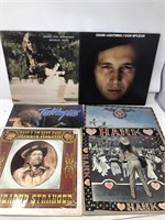 Vintage LP vinyl records Willie Nelson Hank plus