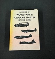 World War II Airplane Spotter Playing Cards