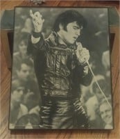 Framed Elvis photograph