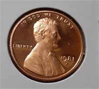 PROOF LINCOLN CENT-1981-S