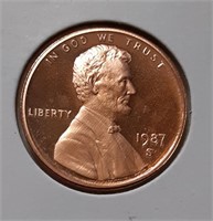 PROOF LINCOLN CENT-1987-S