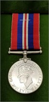 1939/1945CANADA SILVER MEDAL FOR SERVICE-92.5%