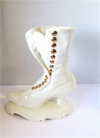 Ceramic Boot Victorian Style Vase Decor