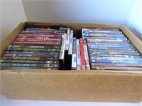 Box of 45-50est of DVD's  varies Genres