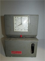 Vintage Lathem Factory Time Clock