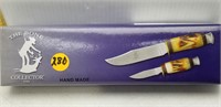 NEW 2PC HUNTING KNIFE SET-8.5" & 5.5" OVERALL