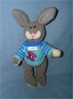 High quality plush Easter Bunny toy with knitted s
