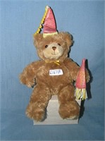 Plush Happy Birthday bear toy