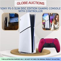 SONY PS-5 SLIM DISC GAMING CONSOLE+CNTLR(MSP:$669)