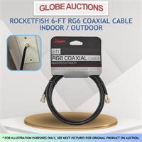 ROCKETFISH 6-FT RG-6 COAXIAL CABLE INDOOR/OUTDOOR