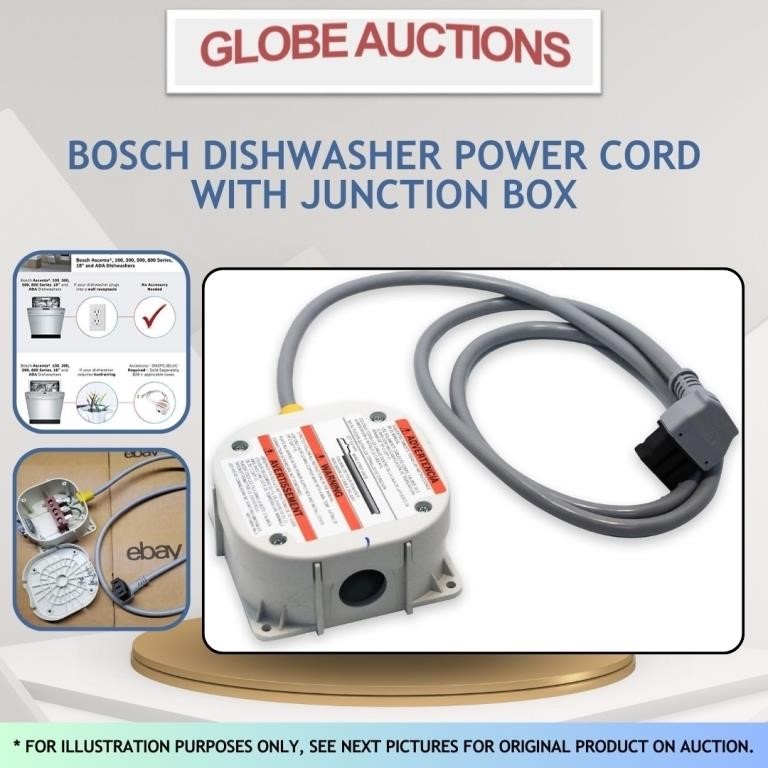 BOSCH DISHWASHER POWER CORD WITH JUNCTION BOX