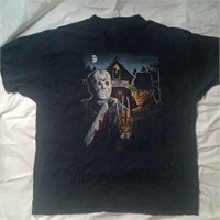 Horror Grapic Black T-Shirt Size 3XL