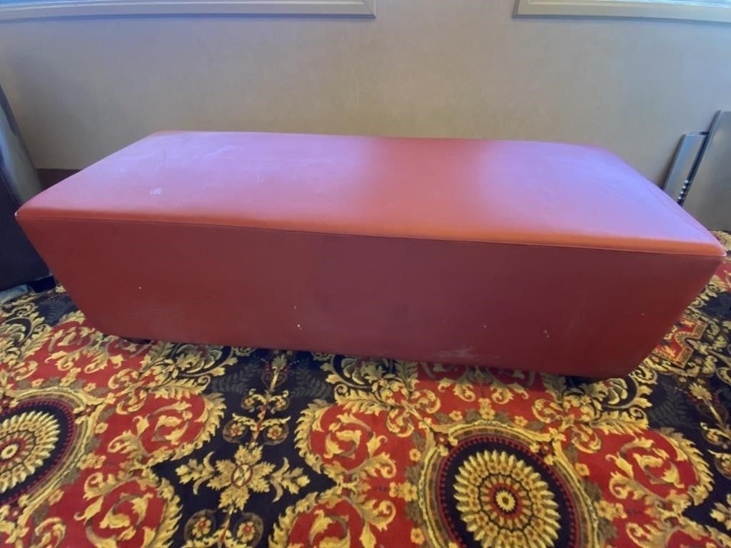 Red Bench Seat