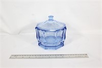 Vtg Indiana Glass Lidded Dresser Jar
