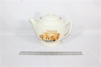 Vtg Porcelier Vitreous Teapot - American