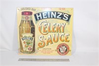 Heintz Celery Sauce Advertising Sign