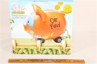 Piggy Patch Ceramic Car Fund Bank